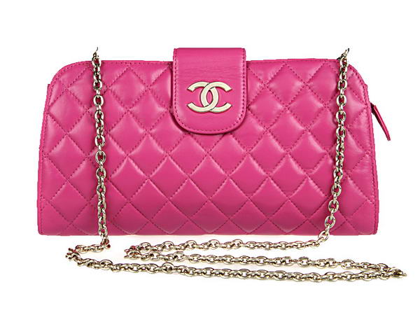 Fake Chanel A20163 Rosy Lambskin Leather Cluth Bag On Sale - Click Image to Close